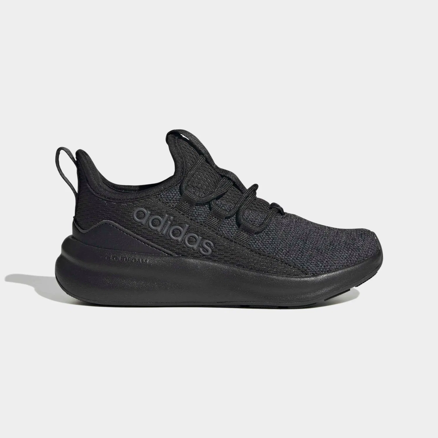 Детские спортивные кроссовки с адаптивной шнуровкой LITE RACER ADAPT 8.0 K Adidas Sportswear, Black/Black — фото 2