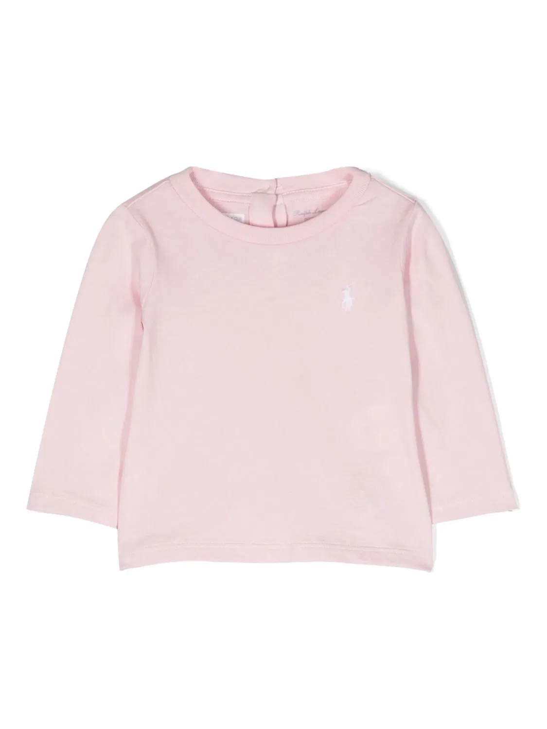 Polo Ralph Lauren Футболка с вышитым логотипом, розовая