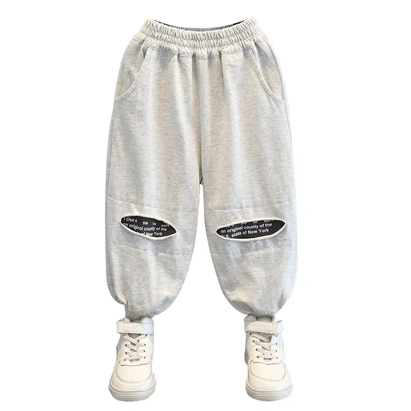 Детские спортивные штаны из футера Lanza, Gray