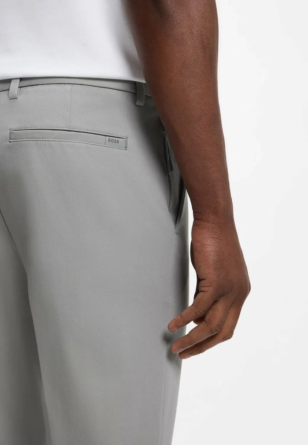 P-Kaiton1-Zip - чиносы Boss, Open Grey Nineteen — фото 4