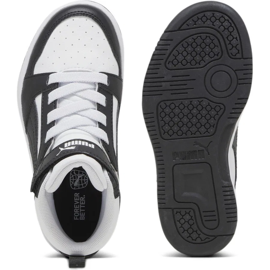 Кроссовки с контрастным дизайном Rebound V6 Mıd Puma, Белый — фото 4