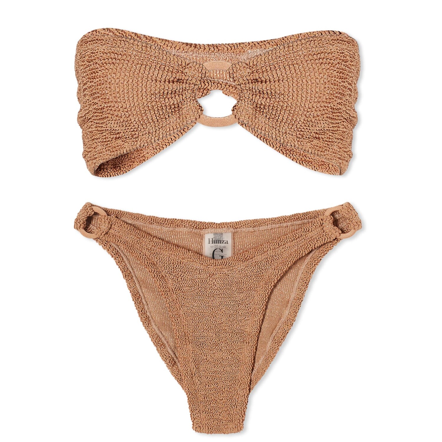 

Бикини Hunza G Gloria Bikini, цвет Metallic Cocoa