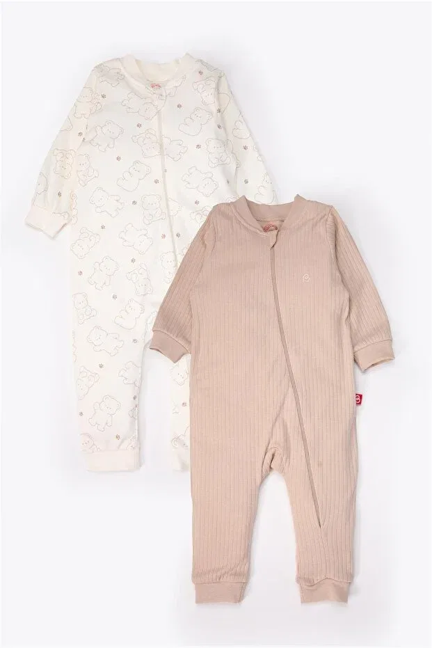 Детский комбинезон для новорожденных с длинным рукавом Bebetto, Beige
