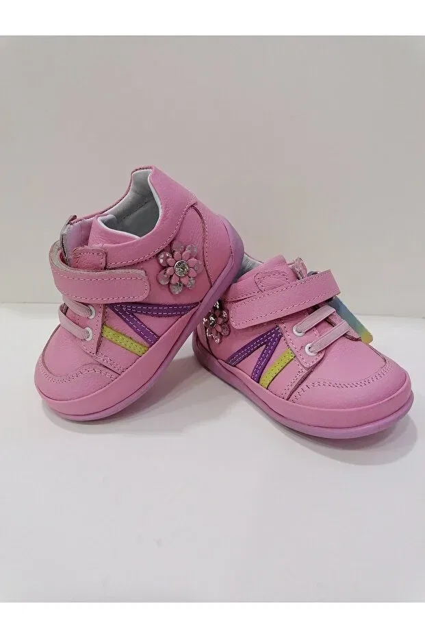 Детские туфли для девочек с ортопедической подошвой Özgür Kids, Pink — фото 3