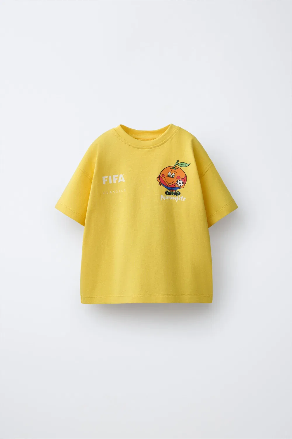 FIFA CLASSICS - Футболка с принтом Чемпионата мира по футболу FIFA 1982 ZARA, Yellow