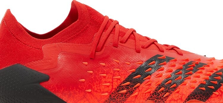 Бутсы Adidas Predator Freak.1 FG 'Demonskin - Solar Red', красный — фото 3