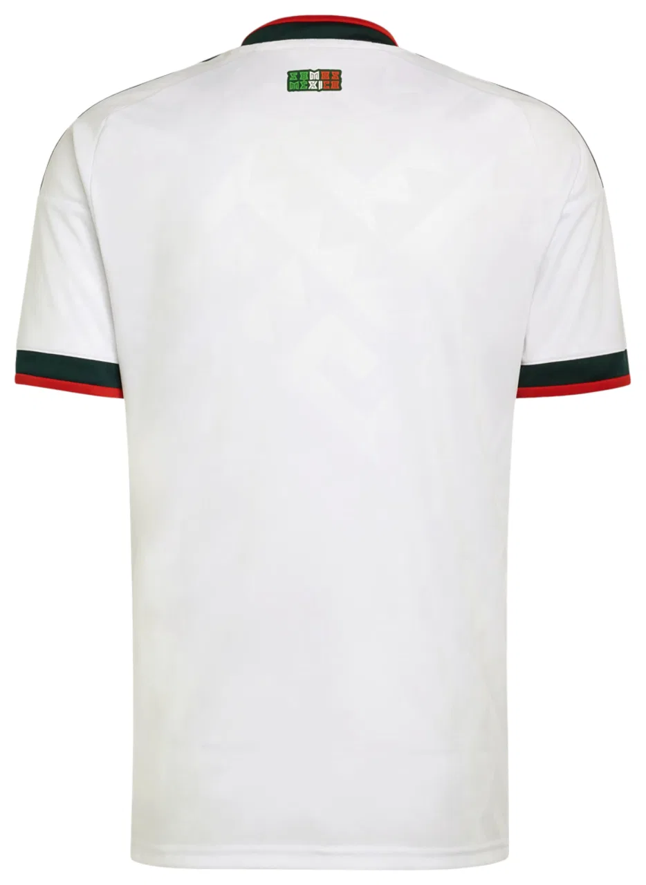 Мужская футболка с V-образным вырезом Mexico 26 Away Jersey, adidas, White — фото 2