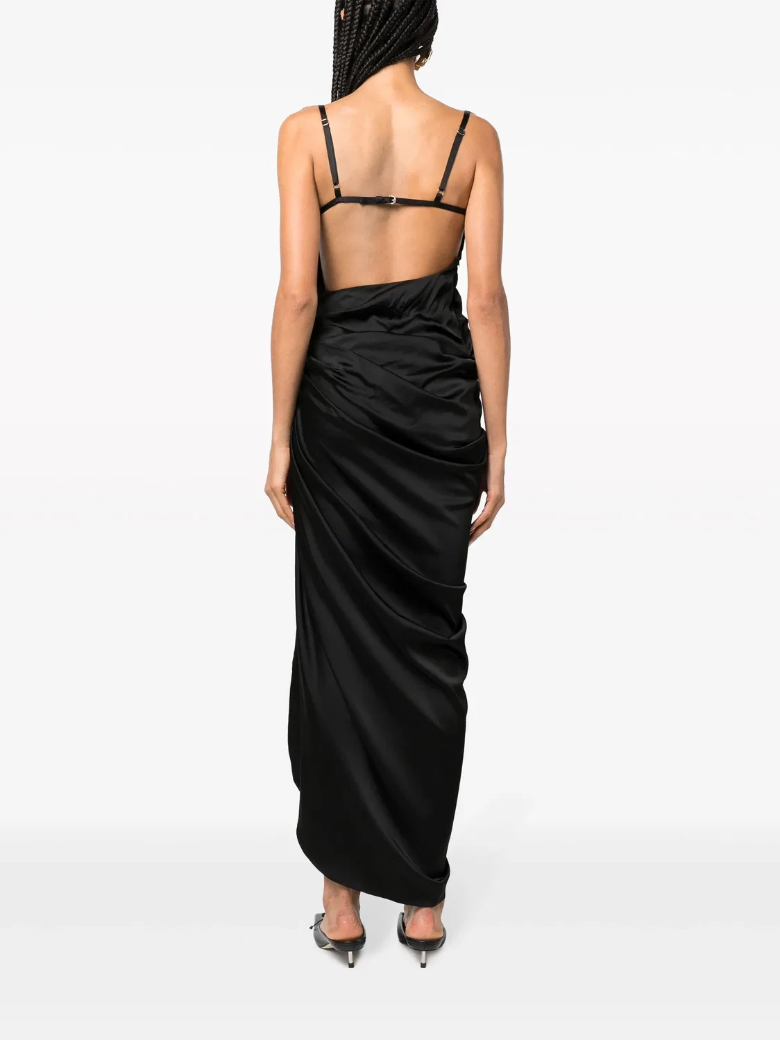 Jacquemus Платье La Saudade черное — фото 3