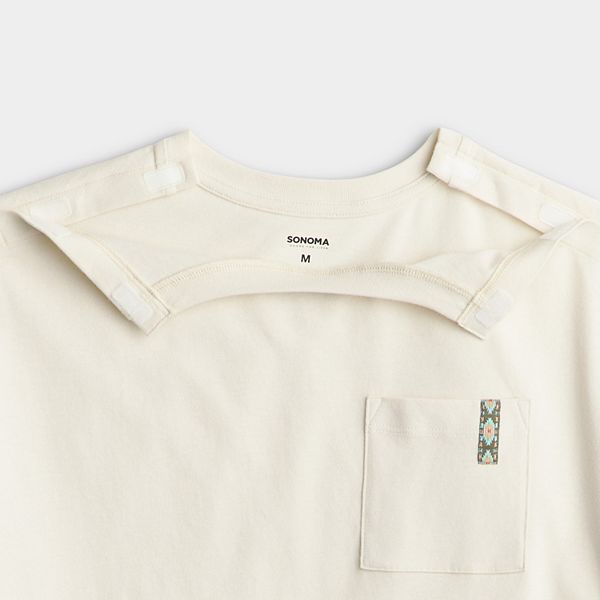 

Мальчиковая футболка с карманом, relaxed fit, для легкого надевания, размеры 8-20 Sonoma Goods For Life, Sahara Wind