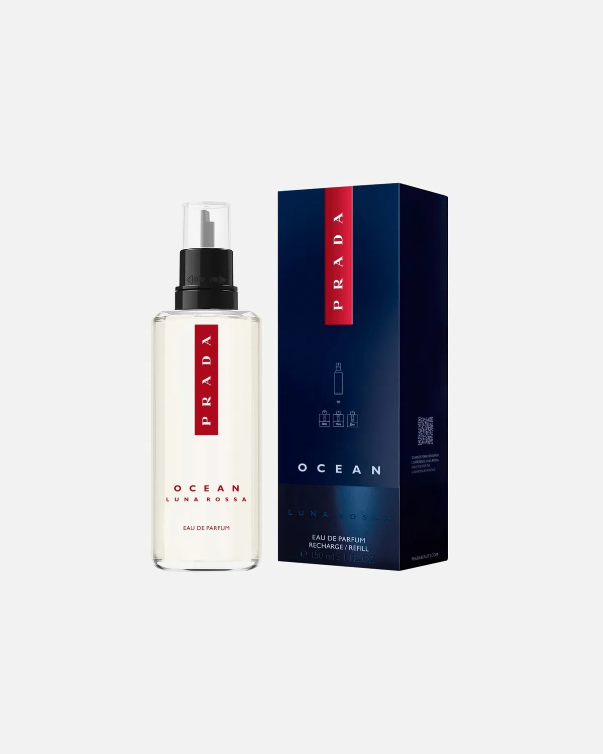 Парфюмированная вода Luna Rossa Ocean Prada, 150 Ml - Refill — фото 2