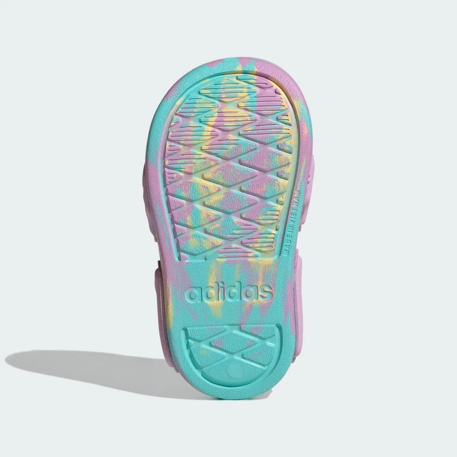 Сандалии Adilette с регулируемой застежкой, модель Sportswear HQ9212, adidas, Оранжевый — фото 4
