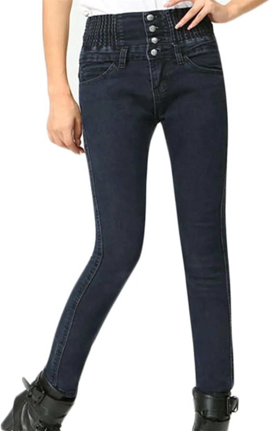 

Женские джинсы Thick Skinny с эластичным поясом ZH8FCHAN