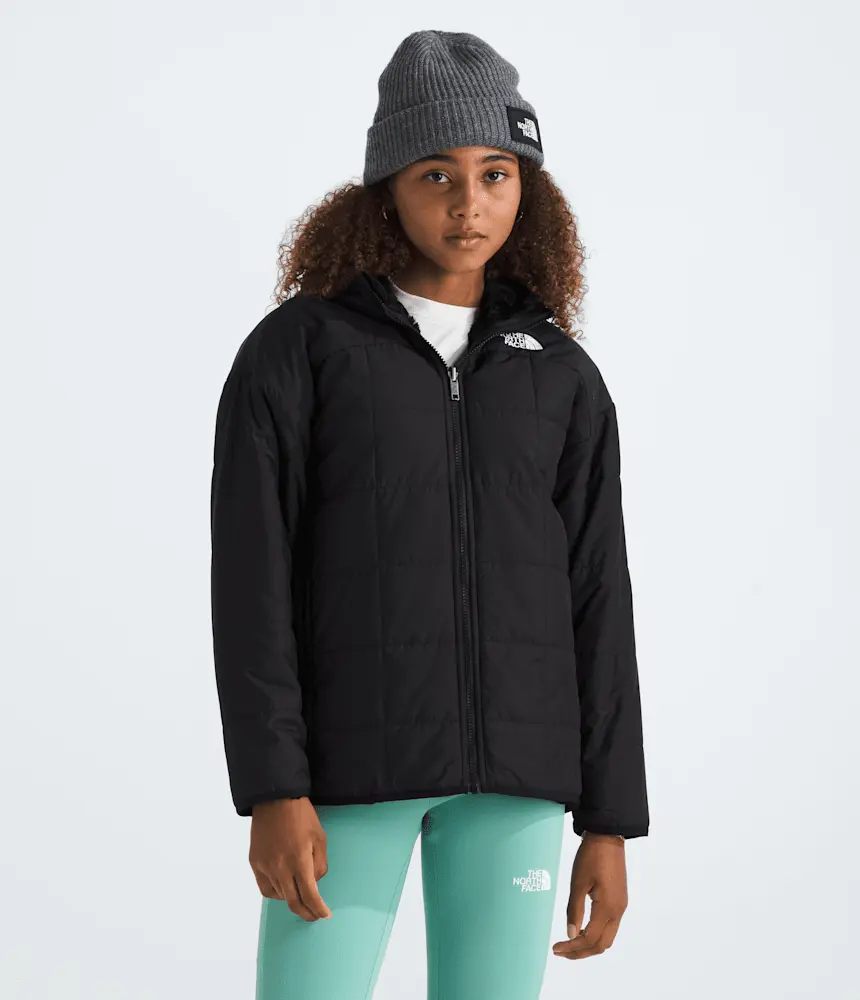 

Двусторонняя короткая парка Shasta для девочек The North Face, TNF Black