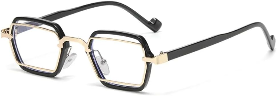 

Солнцезащитные очки с защитой UV400 | Маленький панк, яркие линзы | для женщин и мужчин, для занятий спортом на открытом воздухе и вождения DSVIGF, C7 Black Gold Clear