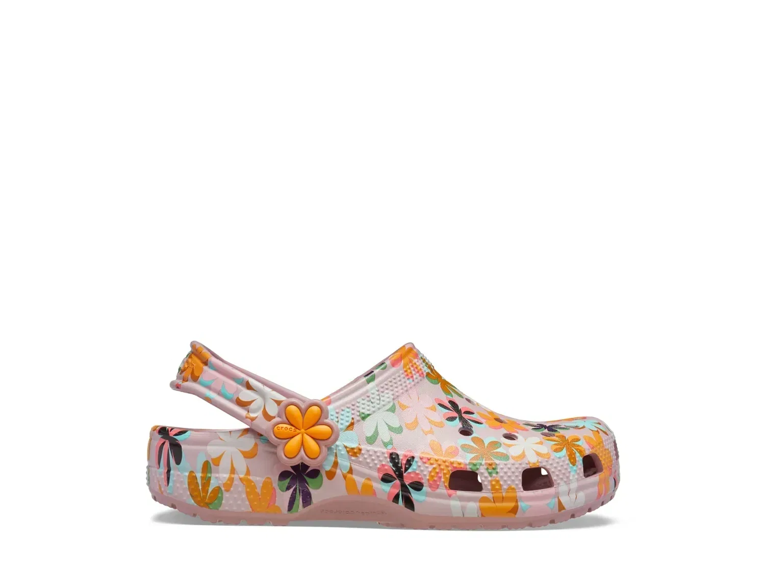 Clogs Classic Retro Summer, Crocs, сиреневый/мультиколор — фото 3
