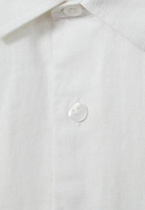 Рубашка хлопковая Holiday shirt Reiss, белый — фото 4