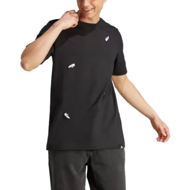 Футболка с принтом Undeniable Adidas, черный — фото 2