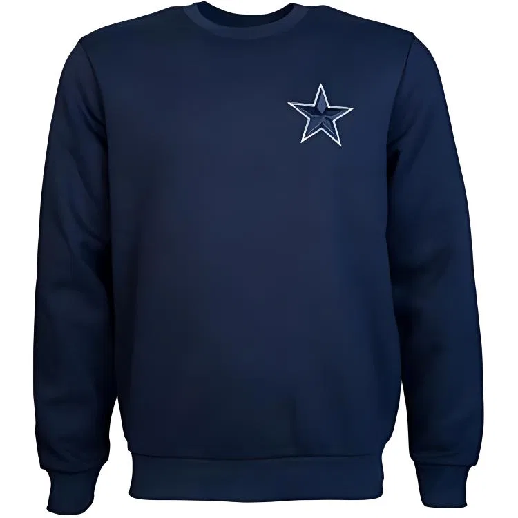 Мужской свитшот с круглым вырезом Emporio Armani, Navy Blue