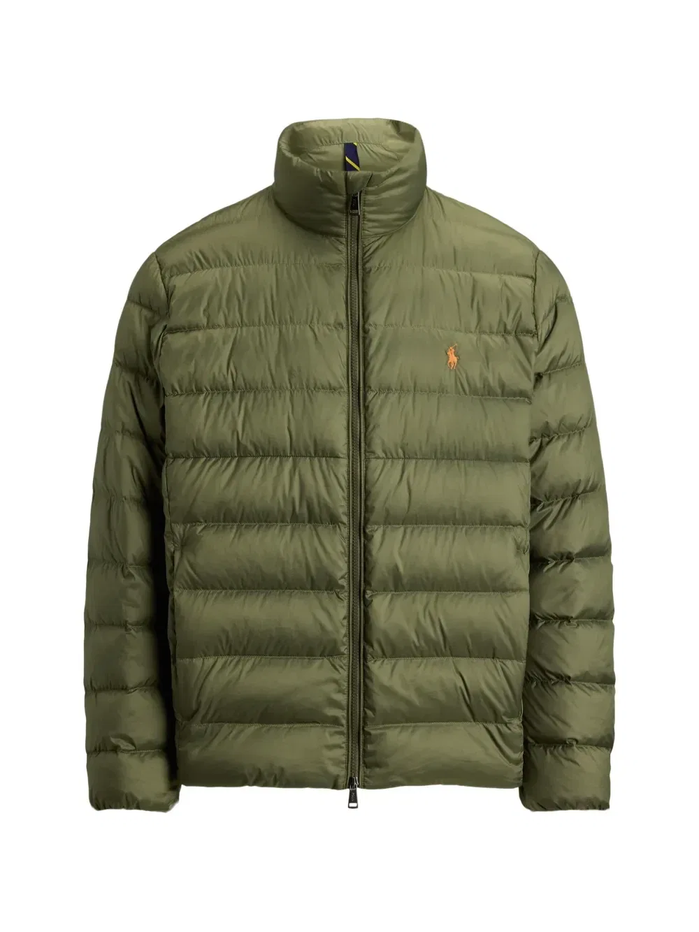Стеганая куртка с высоким воротником POLO RALPH LAUREN, зеленый