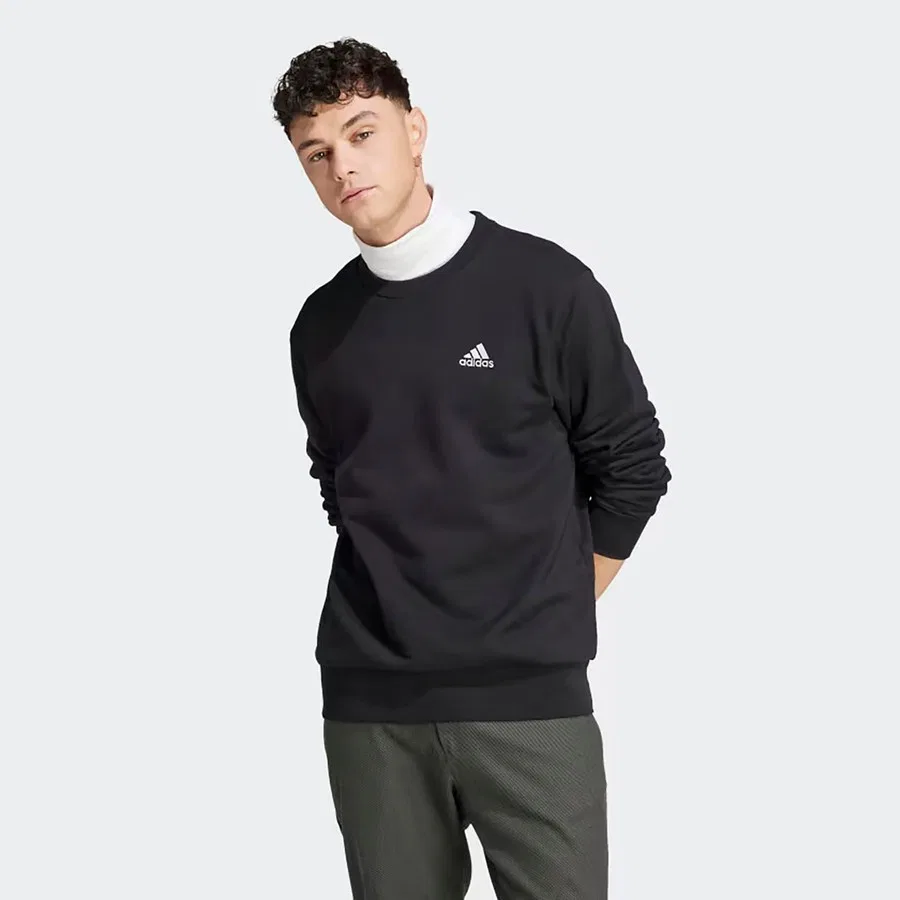 Мужской свитшот свободного кроя M SL FT SWT adidas, Черный