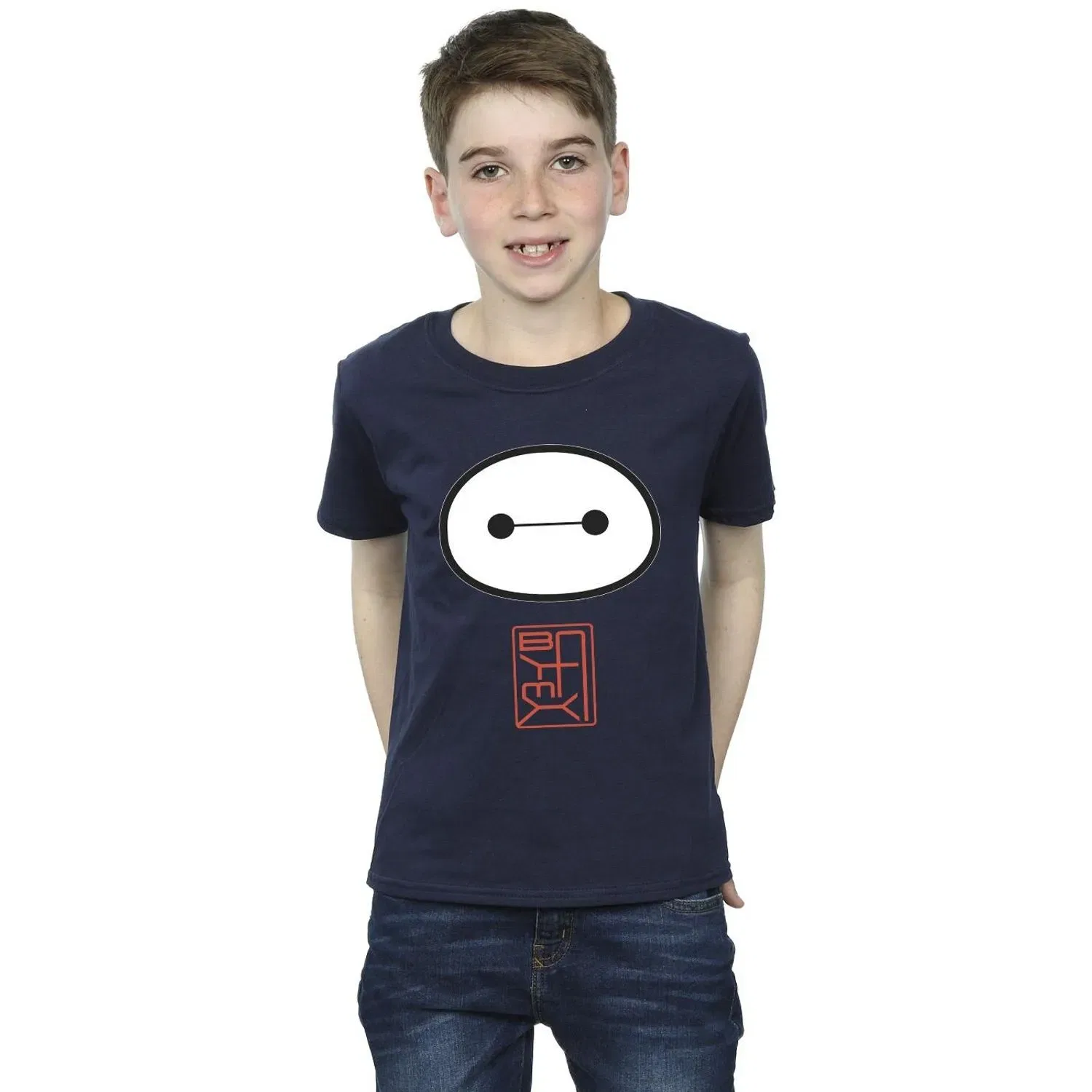 Футболка Big Hero 6 Baymax Icon Disney, темно-синий