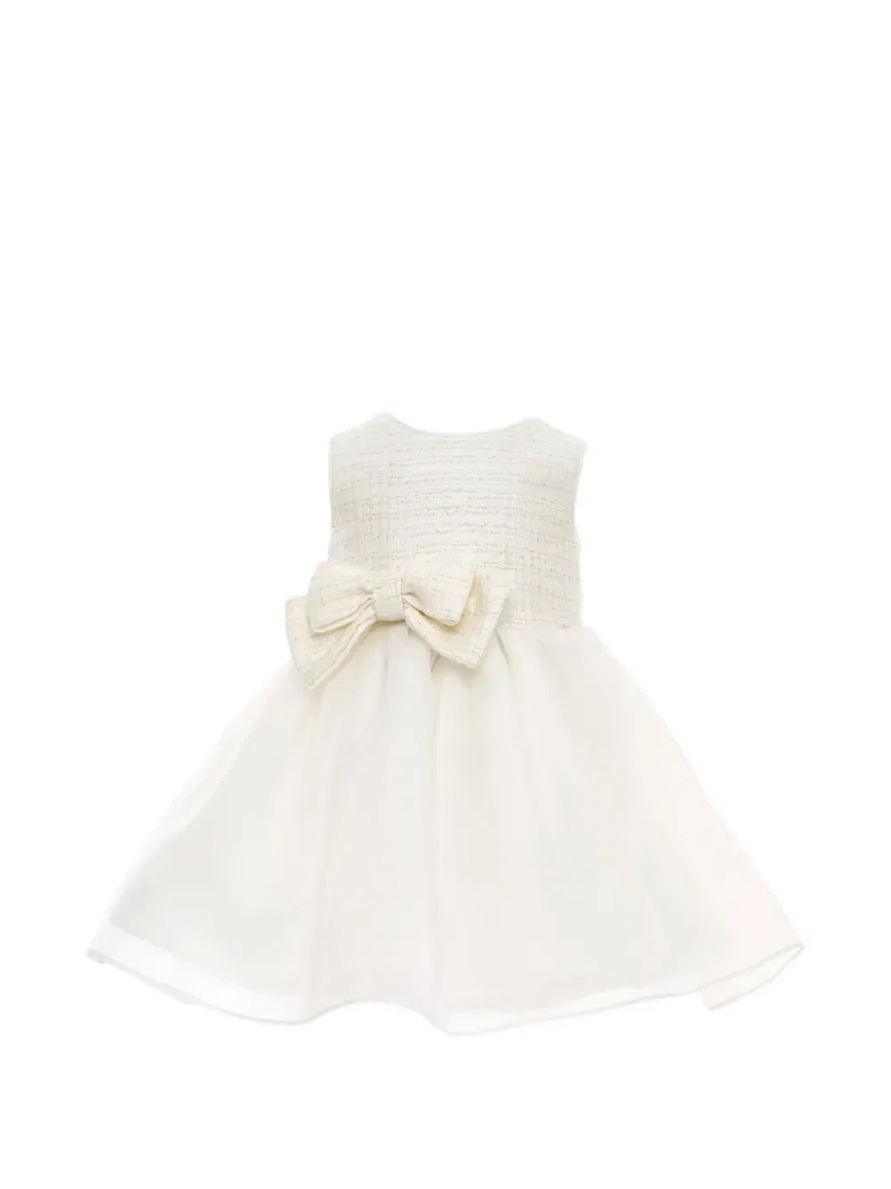 Комплект из платья и жакета, украшенных бантом Dress & Fleur, белый — фото 3