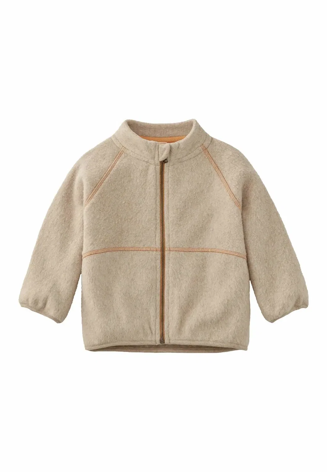Куртка переходная на флисе Softfleece Hessnatur, золотисто-песочный — фото 3