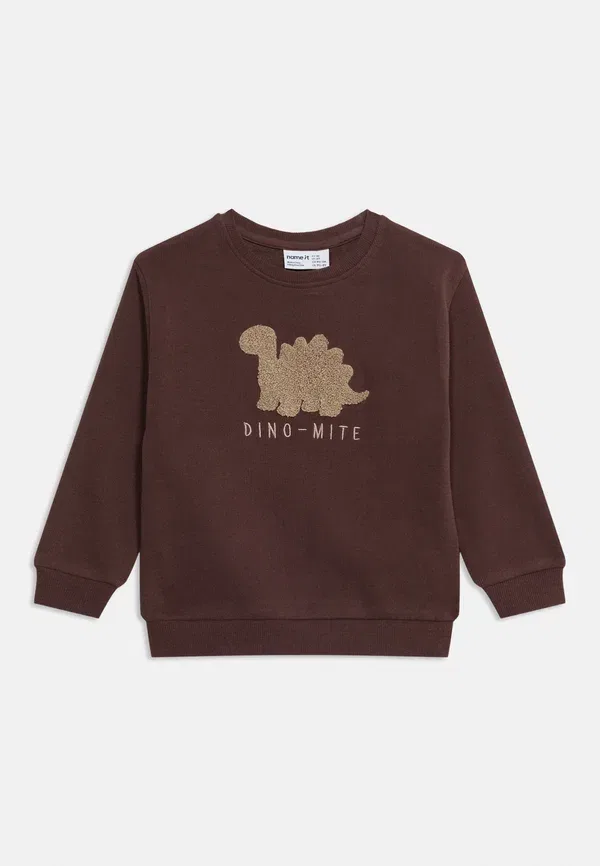 Толстовка с принтом Sweat regular fit Name It, French Roast — фото 3