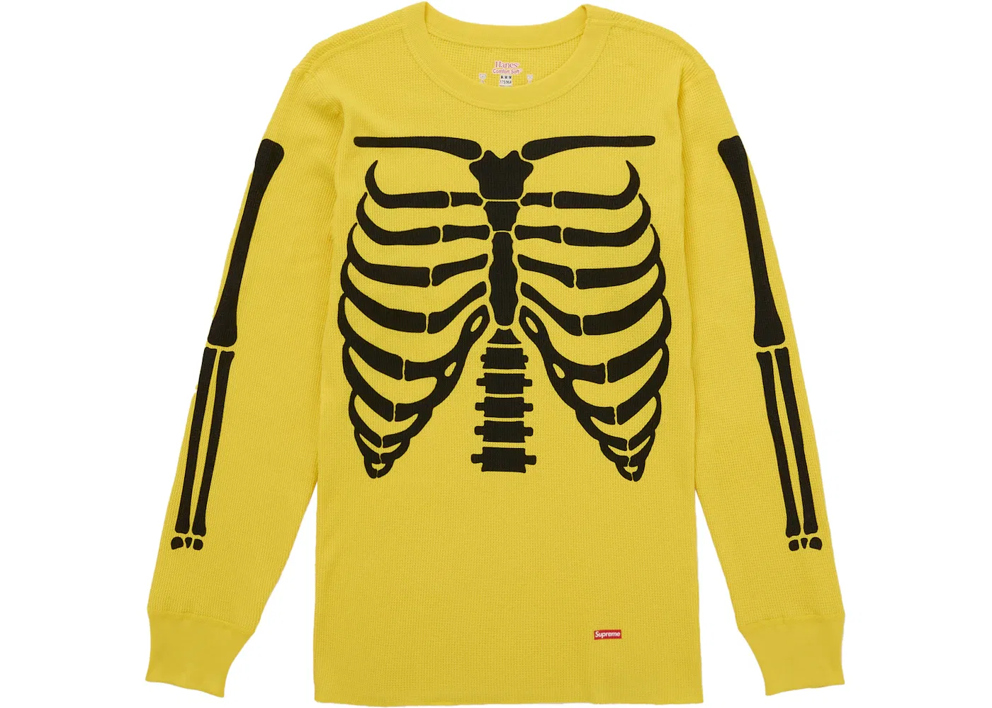 Мужской свитшот с принтом Bones Crew FW25 (1 Pack) Supreme, Yellow — фото 2