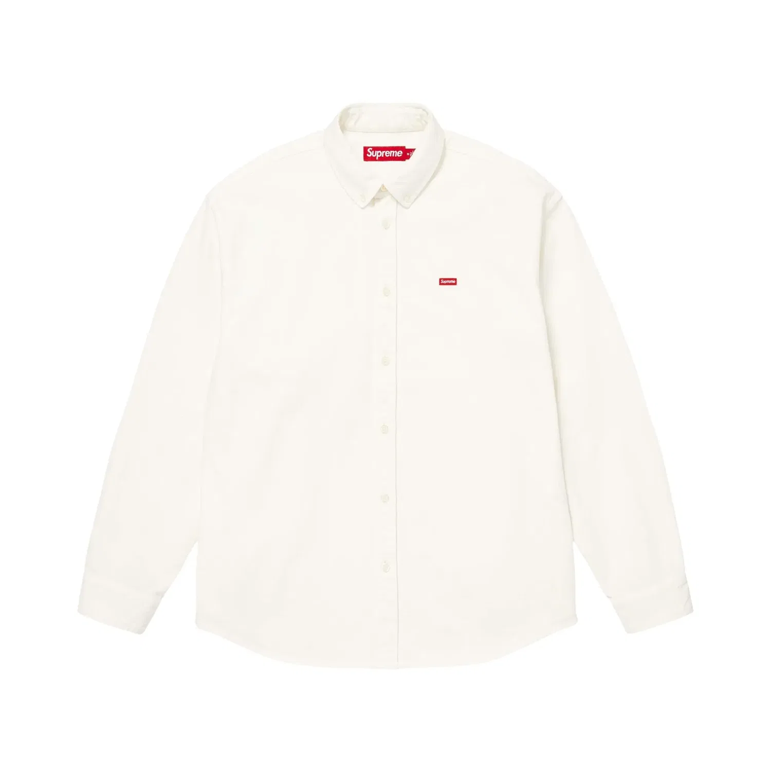Джинсовая рубашка Supreme Small Box Denim Shirt, белый
