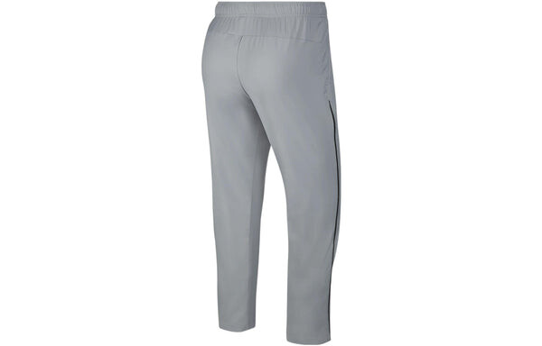 Брюки men's dri-fit solid color logo straight breathable sports pants/trousers/joggers gray Nike, мультиколор — фото 2