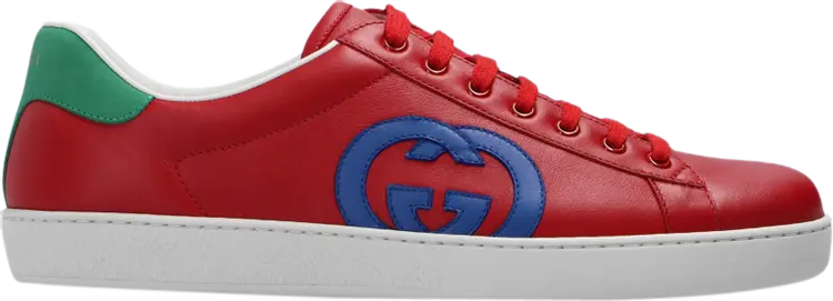 

Кроссовки Gucci Ace Interlocking G - Red Blue, синий