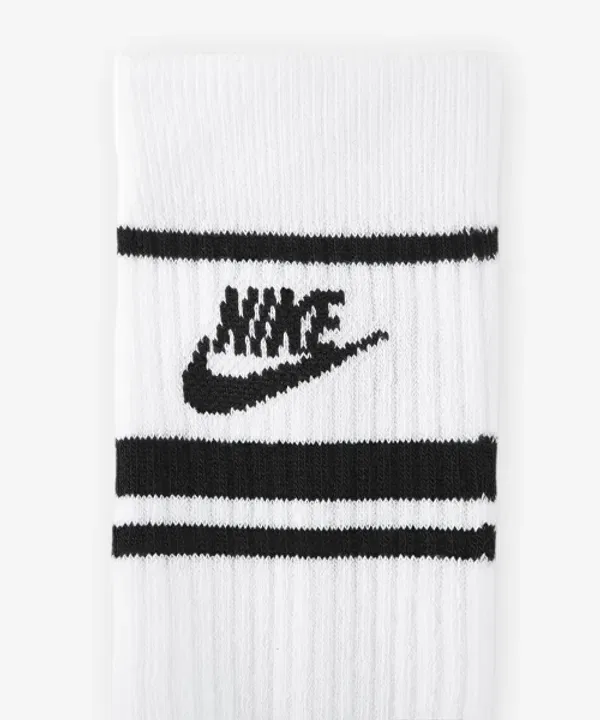 Носки Nike Everyday Essential Cushioned, белый/черный/черный — фото 3