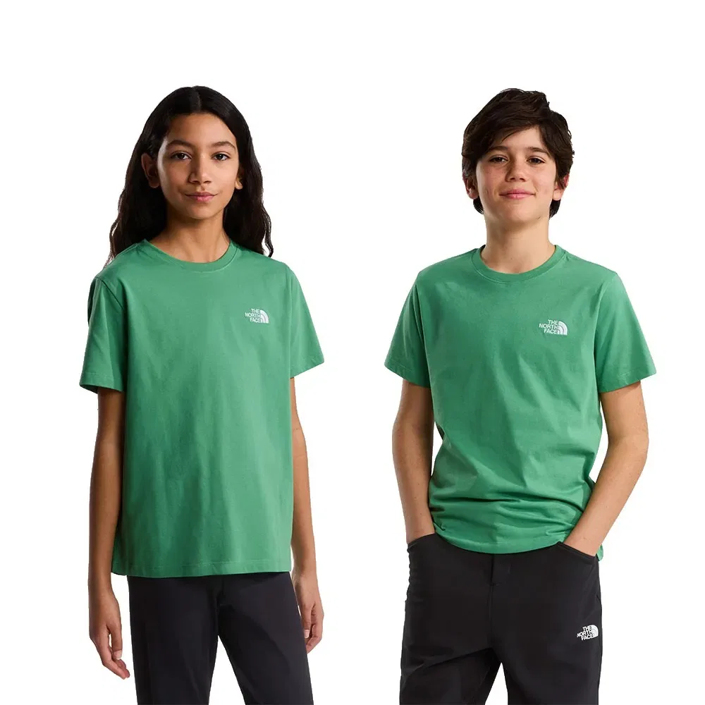 Детская футболка для девочек с коротким рукавом Evolution Simple Dome The north face, Green