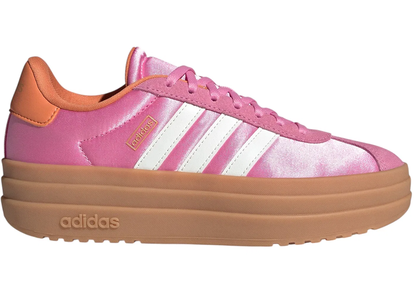 Детские кроссовки Lifestyle Adidas VL Court Bold, Bliss Pink/Off White/Dusky Orange