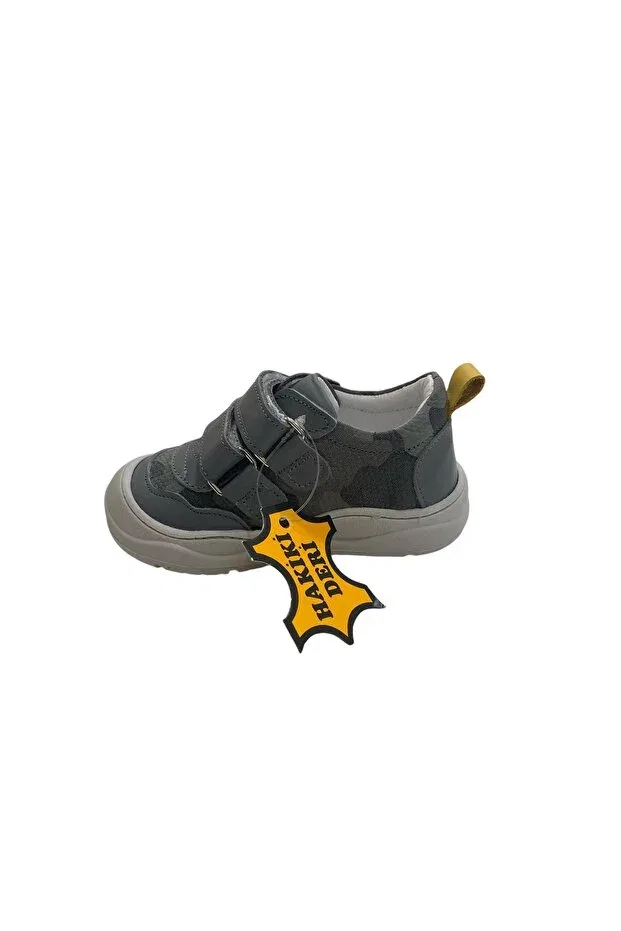 Детская ортопедическая обувь с липучкой Pappikids, Gray — фото 2