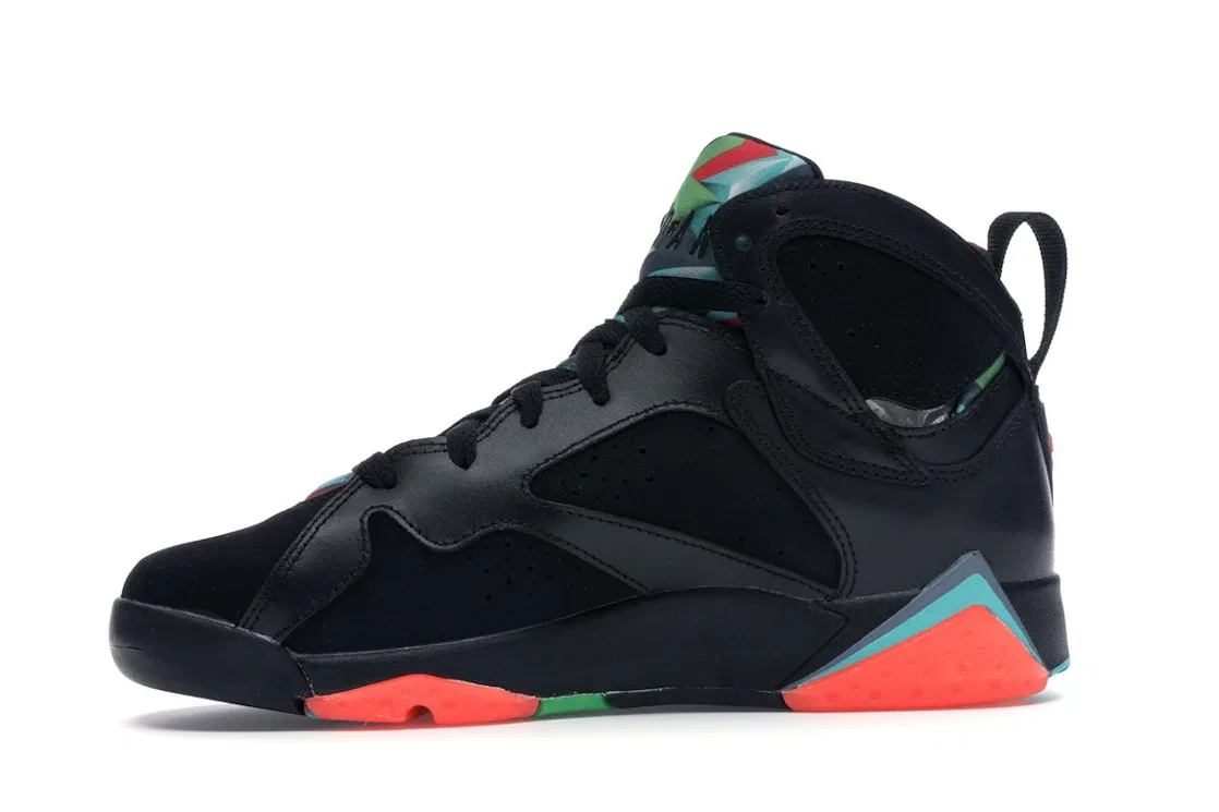 Детские кроссовки Lifestyle Jordan 7 Retro Barcelona Nights (GS) Jordan, Black/Blue Graphite-Retro-Infrared 23 — фото 3
