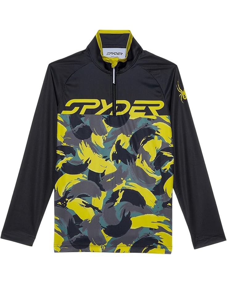 

Топ Spyder Kids Camo 1/2 Zip Top, цвет Acid Yellow