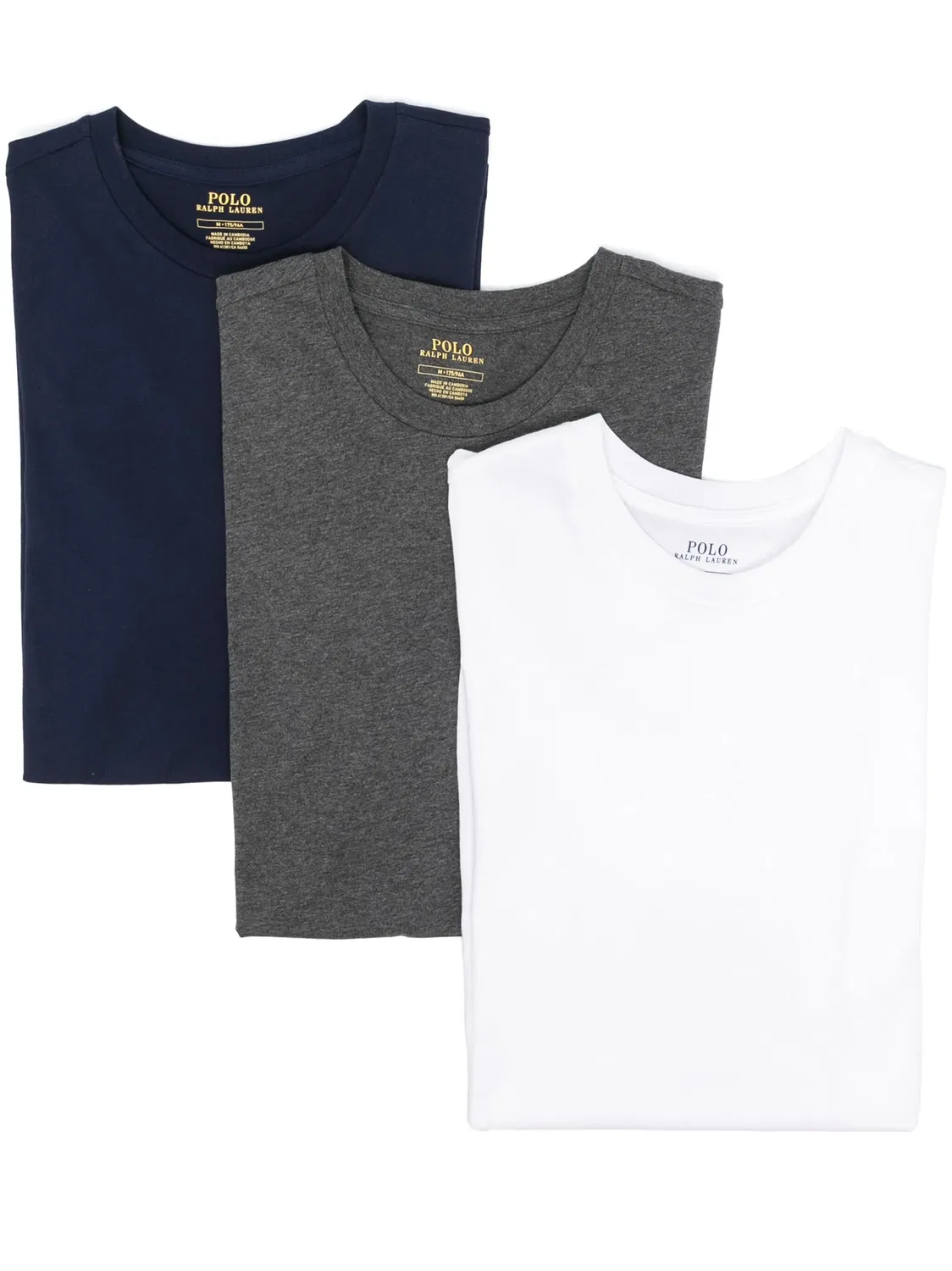 Футболки из хлопка (упаковка из трех) Polo Ralph Lauren, серый
