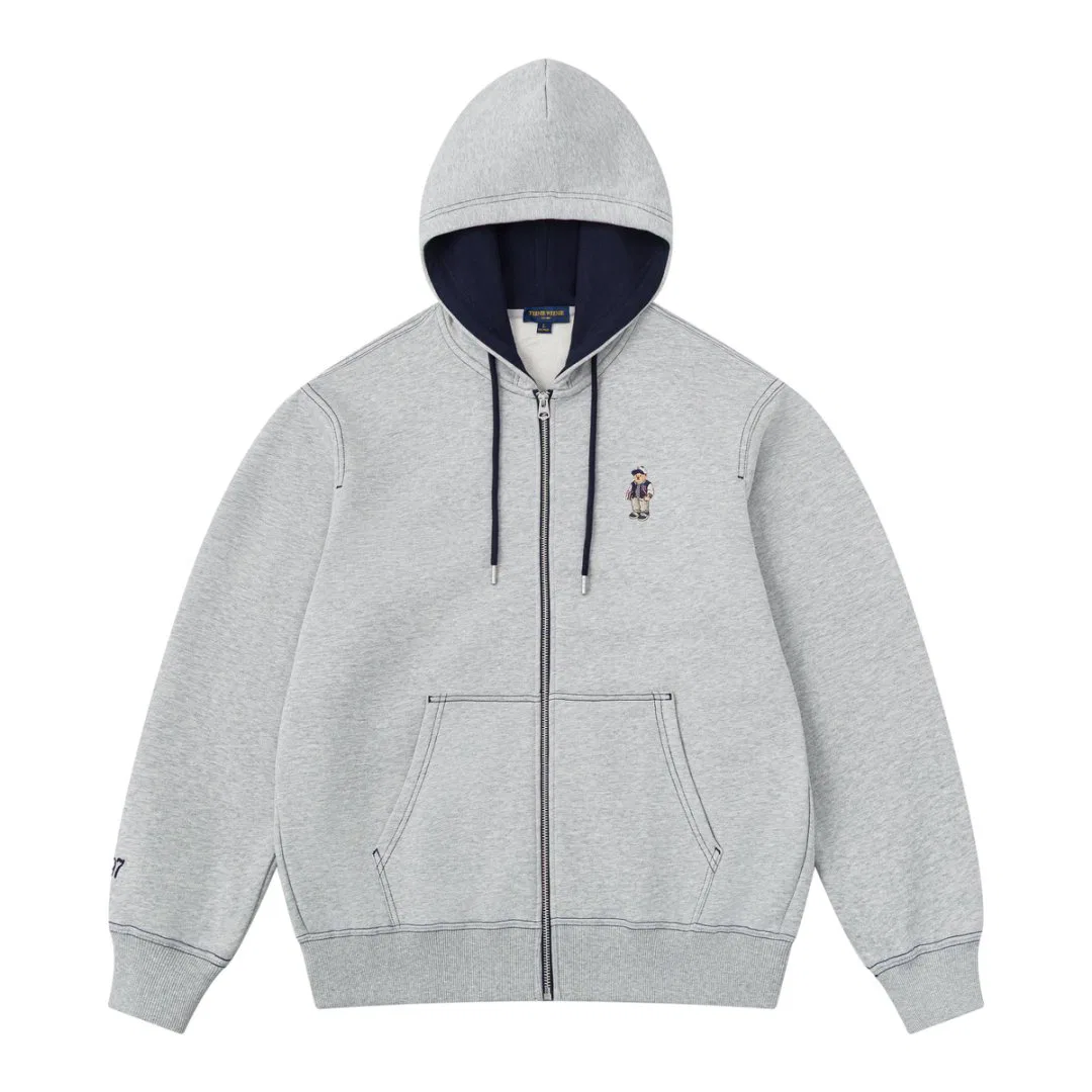 Детская толстовка с принтом Evergreen Preppy Style Teenie Weenie Men, Ecru — фото 3