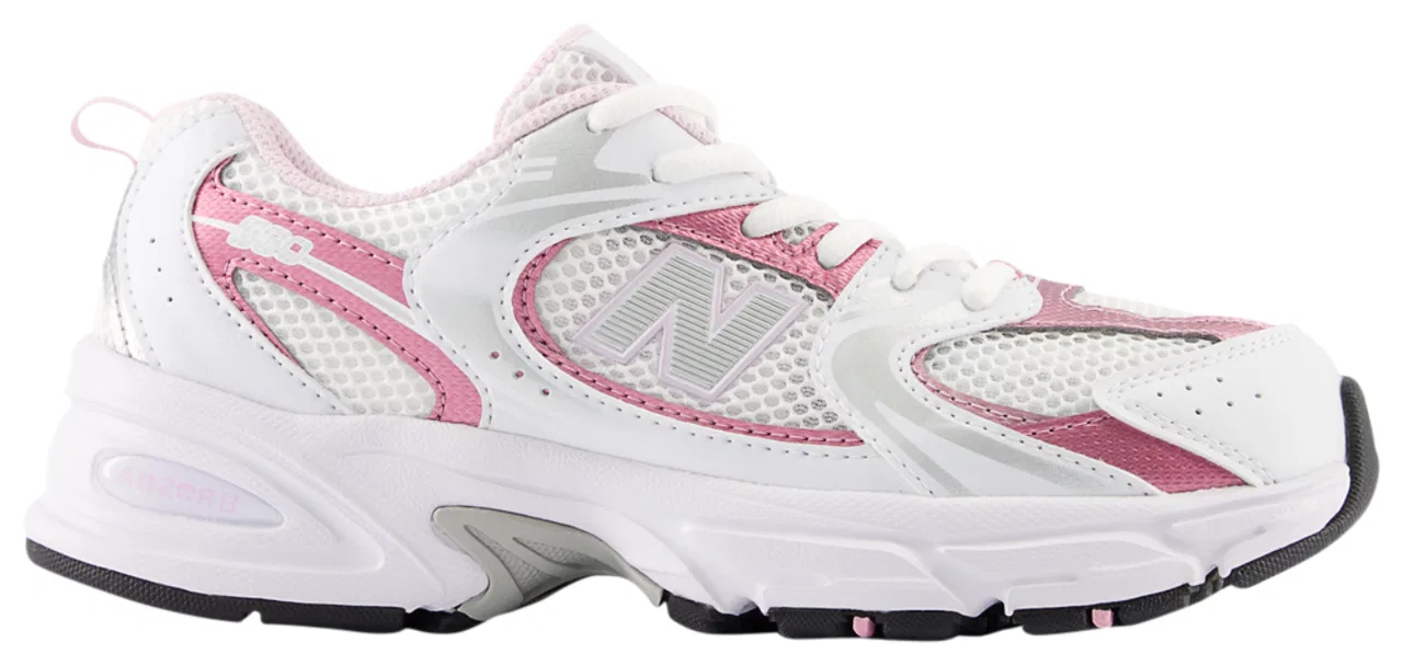 Кроссовки для девочек 530 New Balance, цвет White/Pink/Silver — фото 2
