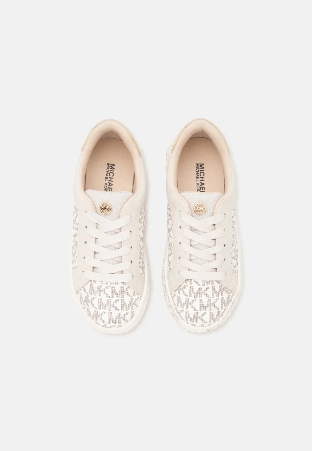 Детские и подростковые кроссовки Juniper aline Michael Kors Kids, Vanilla — фото 4