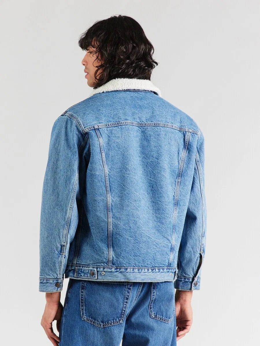 Куртка LEVI'S межсезонья, светло-голубая — фото 4