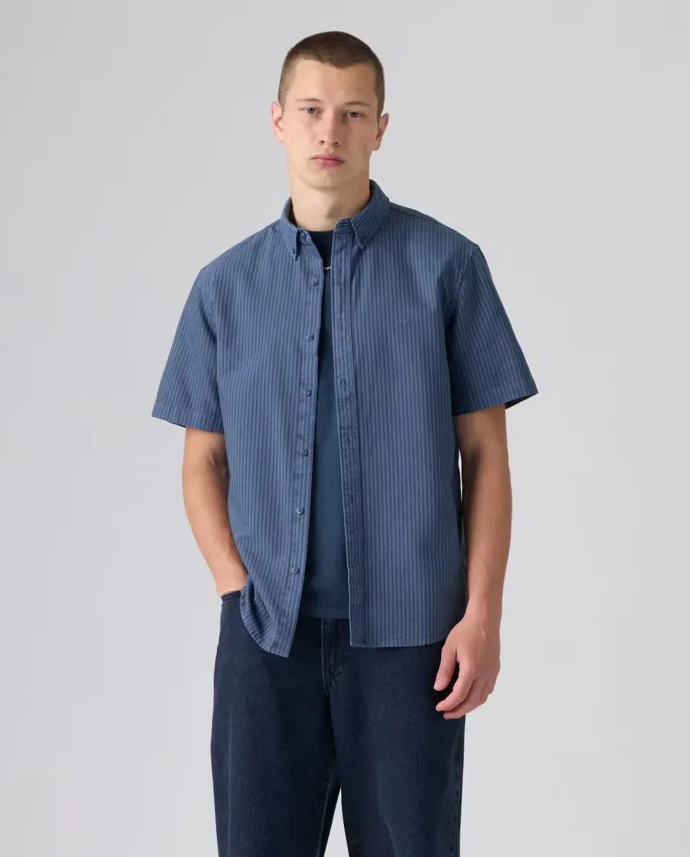 Мужская рубашка с коротким рукавом с принтом Levi's, Azul