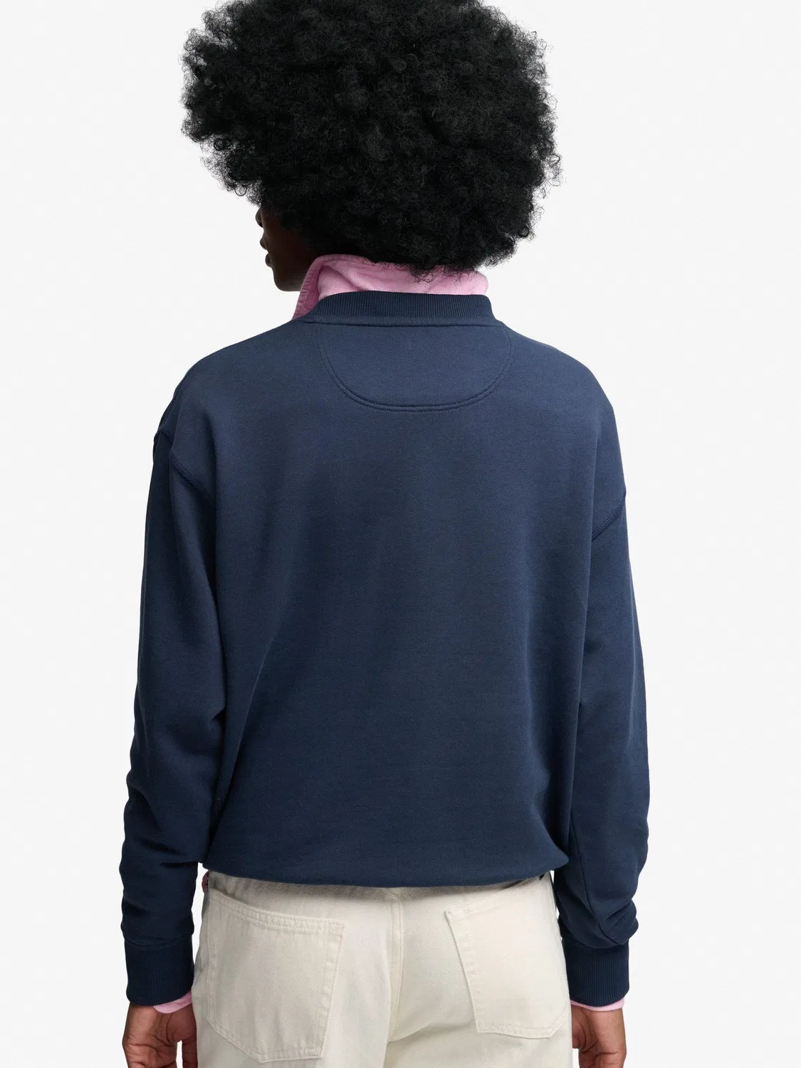 Джемпер классический Essential Heritage Crew Superdry, синий — фото 2