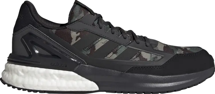 

Кроссовки Adidas Nebzed Super Boost 'Black Camo', черный, Черный;серый, Кроссовки Adidas Nebzed Super Boost 'Black Camo', черный