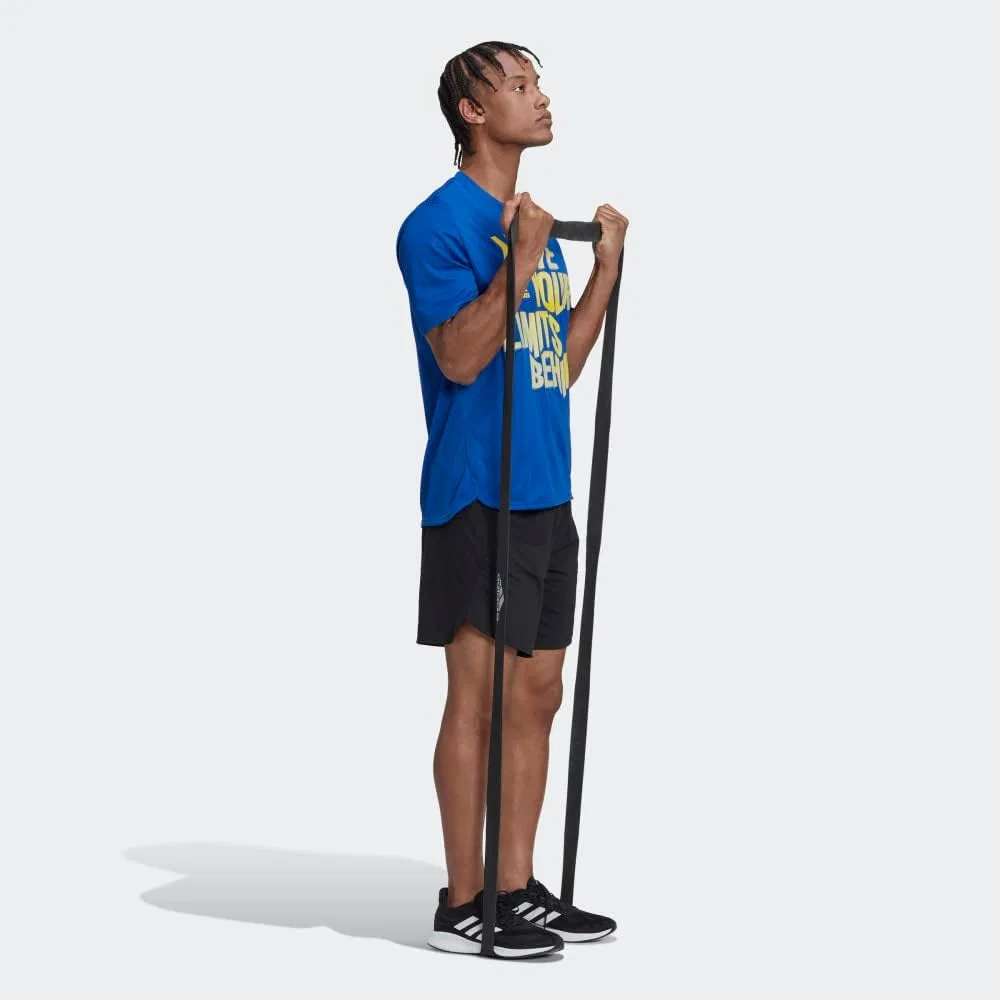 Мужская тренировочная футболка Aeroready High Intensity Designed 4 Movement Slogan Training Tee adidas, Team Royal Blue — фото 4