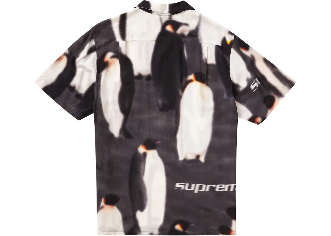 Мужская рубашка с коротким рукавом с принтом S/S Shirt Supreme, Black — фото 2