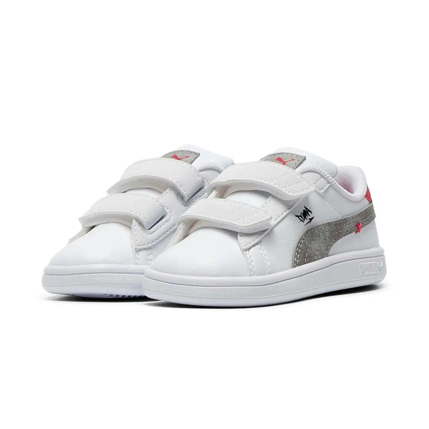 Детские кроссовки Puma Smash 3.0 MID 90s V, Weiss — фото 3