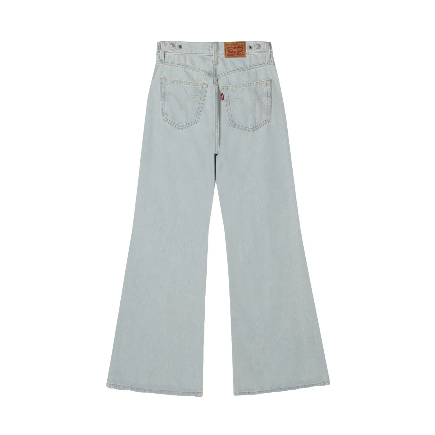 Женские джинсы клеш Levis, Light Blue — фото 3